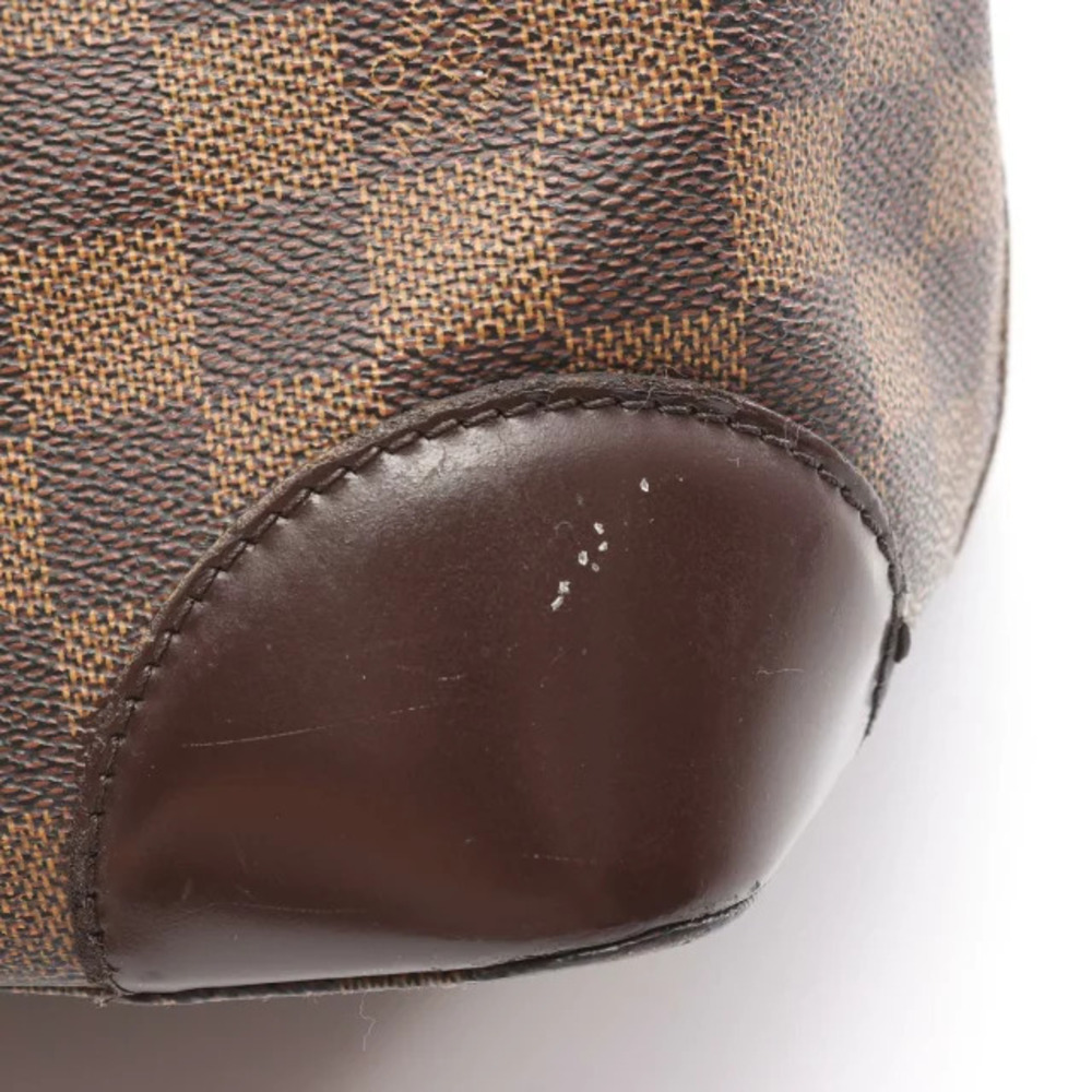 Louis Vuitton Bag Hampstead Canvas Tote Brown Leather Damier - Picture 7 of 10